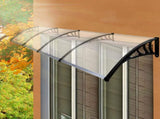 Mountview Window Door Awning Outdoor 1M X 4M Transparent 1x4M OD1006-1X4