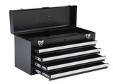 Metal Tool Box, 20.5-inch, Portable Metal Tool Box with 4 Drawers, Small Tool Chest with EVA Liners, V952-CTSBXSGJX20ILXNNKV0