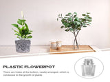 40-Pack Clear Plastic Planting Pots for and Small Plants, Planter Containers for Gardening and Home V1369-AZ3-W-17483