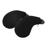 Car Seat Headrest ABS Retractable Elastic Comfortable Car Neck Pillow for Children AdultsBlack V1294-YM0901-3117210165311