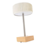 Rechargeable Desk with Fabric Shade Top Mirror Table Light Modern Touch Dimmable LED Bedside V1294-YM0901-3119240153411