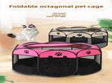 Cat Portable Dog Fence, Outdoor Run for Cats, Playpen for Adult Kittens, Waterproof Dog V1189-LC-RY-00602