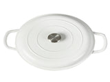 TOQUE 3.5L Enamel Dutch Oven Pan in White Colour KT0181-3.5L-WH_NZ