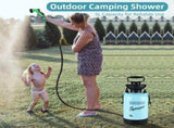 Portable for Camping with 7 Spray Modes, Hand Press Camping with Removable Hose and V1107-132-03155