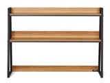 Desktop Bookshelf, 2-Tier Desktop Storage Organizer, 95 x 32 x 90 cm Office Storage Rack Wood Color V952-ZMSJDNZSJTM2G17WDV0