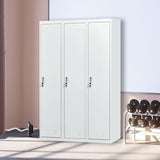 Three-Door Side by Side Office Gym Shed Storage Locker V63-759865