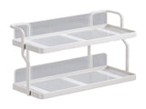 Countertop Shelf Organizer Carbon Steel 2 Tier Multifunctional Kitchen Spice Rack for Bedroom V1294-YM0710-3117230286611