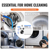 12.2M Dryer Vent Cleaner Kit, 29 Pieces Duct Cleaning Brush, Reinforced Nylon Dryer Vent Brush with V952-GDQJSPJK40YCA41SVV0
