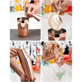 11Pcs Cocktail Making Set,Stainless Steel Cocktail Mixing Maker Kit for Bartender,750 Ml Cocktail V1192-AZ-W-9830