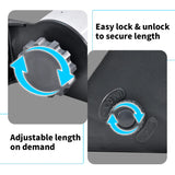 5 Line Retractable Clothesline 10m Heavy Duty Wall-Mounted Iron Clothes Dryer Outdoor Indoor Drying V985-RETRACTABLECLOTHESLINE