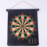 17 Inch Magnetic Dart Board Set - 50 x 42 cm, 3 mm Thick Target with 6 Darts, Compact Indoor Family V888-ELOSUNG54923