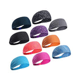 Elastic Striped, Elastic Sweat,10pack Portable Breathable Head Band,Non Slip V1192-AZ-W-17411