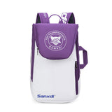 Purple and White Multifunctional Tennis & Badminton Backpack - Waterproof Racket Bag with Shoe V888-ELOSUNG27058