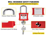 58 PCS Lockout Tagout Kits, Electrical Safety Loto Kit Includes Padlocks, Lockout Station, Hasp, V952-AQSJTZJBDGJ57NTX0V0