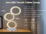 Iva LED Touch Table Lamp - Chrome V558-LL-LED-04CH
