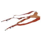 Camera Double Shoulder Strap Leather Camera Harness Photography Accessories for Outdoor Use V1294-YM0718-3117200198511