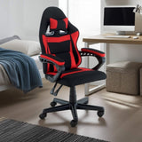 Sarantino Antre Kids Study Gaming Chair Black Red Computer Seat Ergonomic Back Support Padded A CH-MLM-691-BKRD