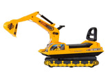 Ride-on Children's Excavator w/ Sturdy Track and Dual Operation Levers to Scoop V196-YD2001
