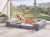 Pawz Cooling Orthopedic Dog Bed Waterproof Lining Washable Memory Foam Grey S PT1423-GY-S-AU