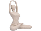 Yoga Pose Statue Nordic Sandstone Resin Yoga Pose Figurines Collectible Decoration Gifts for Home V1294-YM0714-3115210193512