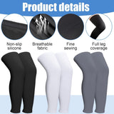 3 Pairs Leg Sleeves,Full Length Leg Compression Sleeve,Sports Leg Knee Sleeve with Anti Slip V1370-AZ4-17665