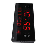 LED Wall Decorative Black Frame Elegant Style Hanging Holes Digital Display Electric Desk V1294-YM0715-3115220045113