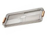 Drainage Tea Tray Plastic Multipurpose Large Capacity Transparent Tea Serving Drain Tray for Home V1294-YM0901-3118240172413