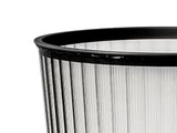 Transparent Garbage Bin with Top Ring Easy Attached Lid Free Large Capacity Trash Bin Can for V1294-YM0706-3117230156711