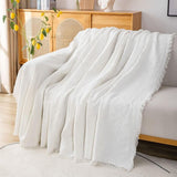Multifunction Sofa Towel Bed Cover Large Size Sofa Cover 3 Seater 180X230Cm White V1188-MS-227-0666
