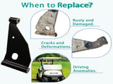 Control Arm Delta A-Plate for 2004 Club Car Precedent & 2018-up Tempo Golf Carts V1259-DP01-A-5422