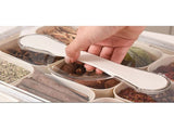 Divided Serving Tray with Lid Sealing Damp Proof Portable Spice Container Snack Box Container for V1294-YM0901-3118240168711