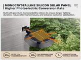 Solar Powered Smart Wall Light with Auto Dusk-to-Dawn Sensor, IP65 Waterproof Fence & Garden Accent V1341-ZY-6PK4YY23-4PCS-BLACKHOUSINGCOOLWHITELIGHT