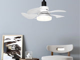 E27 Screw 5 Blade Fan Light Mute Strong Wind Household Bedroom Children's Room Fan Light V1294-YM0901-L6861-2
