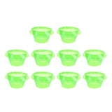 10Pcs Slug Collars PP Green Transparent Slug Snail Protective Collar Garden Cloches for Household V1294-YM0901-3111240249611