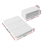 Giselle Bedding Foldable Mattress Folding Foam Cot Bed Cool Gel FOAM-MFM-COT-GEL-WH