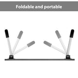 Wood Laptop Stand Table Foldable Desk Computer Study Bed Adjustable Cup Slot Tray/linght and Fan V201-QHGMMOREONE039