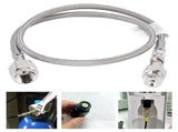 CO2 Universal External Hose Adapter G5/8-14 1m Soda PTFE Hose Soda Maker Accessories V1294-YM0901-3113210024311