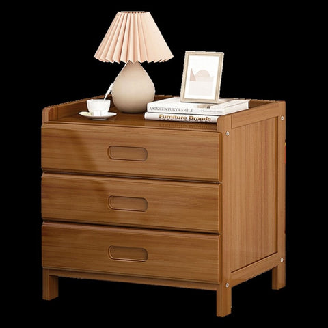 Bamboo Bedside Table Nightstand Storage Bedroom Sofa Side Stand V63-838191