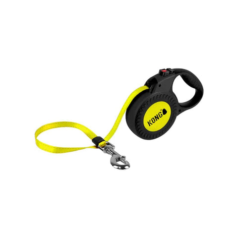 KONG Reflect Black Retractable Leashes Large V390-KRLFLBK