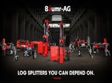 BAUMR-AG 6 Ton Electric Log Splitter 6T Hydraulic Firewood Wood Timber Block Cutter Small Machine V219-LGSELEBMRA2M0