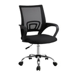 Artiss Mesh Office Chair Mid Back Black OCHAIR-G-2004-BK