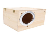 Parakeet Nesting Box Solid Wood Bird Breeding Mating Box for Cockatiel Lovebirds Budgie Canary V1294-YM0901-3111240205211