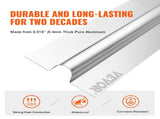 PEX Heat Transfer Plates 1.2m, Radiant Heat Plates for 19mm PEX Pipe, Durable Aluminum & Easy V952-LZCRBSY34PEXAAKLQV0