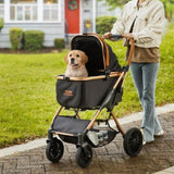 VEVOR Pet Stroller, 4 Wheels Dog Stroller Rotate Brakes, 66 lbs Weight Capacity, Puppy Stroller V952-CWTCCGK4QDHDT793EV0