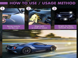 3-in-1 Spray Detailing Kit, Detailing Spray, Scratch Correction, Deep Gloss, Water Repellence, Easy V1366-AZ2-W-11366