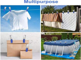 Pool Cover Clips for Above Ground Pools, 30 Pcs 4.7 Inch Stainless Steel, Windproof Clips with V1259-DP01-A-3721