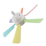 Socket Light Fan LED Dimmable Remote Control Socket Ceiling Fan with 6 Leaves E26 E27 Base for Home V1294-YM0901-3119250013411
