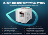 VFD 10HP, 7.5KW, 34A, 1 Phase 220V-240V Input to 3 Phase 220V-240V Output Variable Frequency Drive, V952-BPDSQ10HP0005U6U2V7