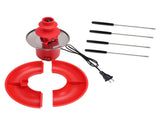 3 Tier Electric Chocolate Fountain Machine Automatic Melting Chocolate Fondue Fountain Party V1294-YM0901-3118250186311