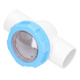 2in Visible Check Valve Non Return Anti Backflow Accessories for Swimming Pool One Way Pipe V1294-YM0901-3111200304711